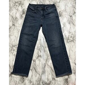 Chevignon Women's Denim Jeans  Size 6 Gray/Blue Waist‎ 26" x Length 24" Chino